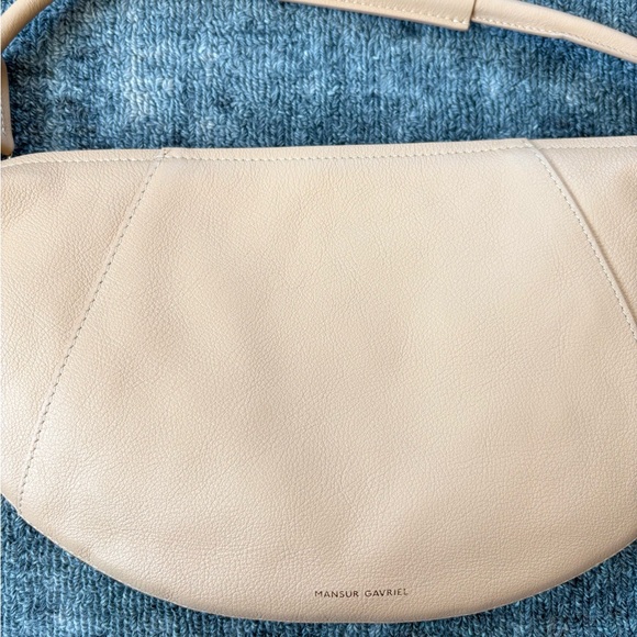 Mansur Gavriel Mini Fortuna Shoulder Bag in Sand NEW + Free tote bag - Picture 7 of 11